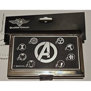 Marvel Avengers Business Card Holder Case‎ Buckle Down New